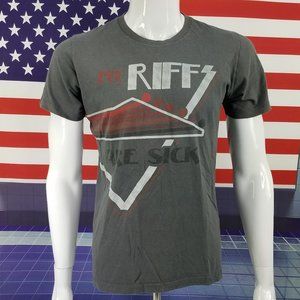 Retro RIFFS T-Shirt Gray Shirt